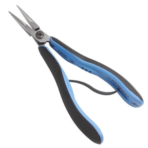 Pliers Lindstrom® RX series 1pkg1 alloyed steel, 6 inch long chain-nose, blue / black (RX 7890) image number 0