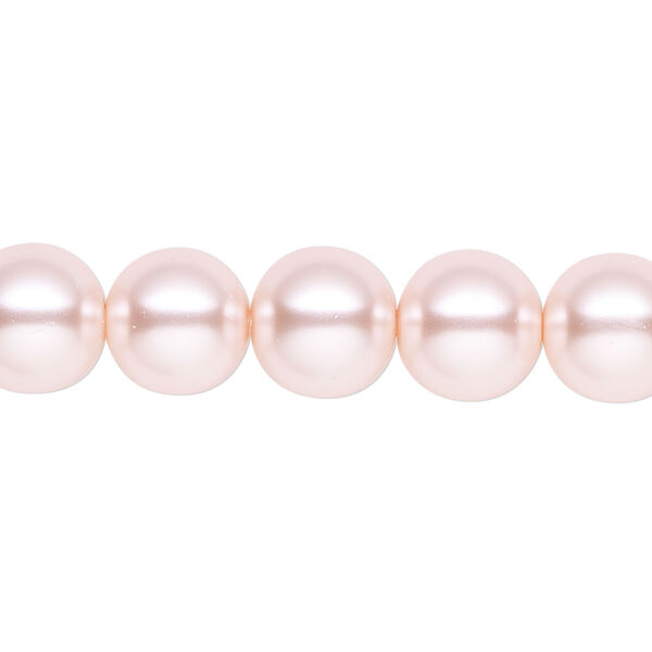 Pearl 1pk rosaline, Celestial Crystal® 10mm round 15.5-16 inch image number 0