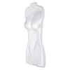 Display, acrylic, clear, 27 x 16 x 4-inch women's half torso with hanging tab. Sold per pkg of 3. image number 1