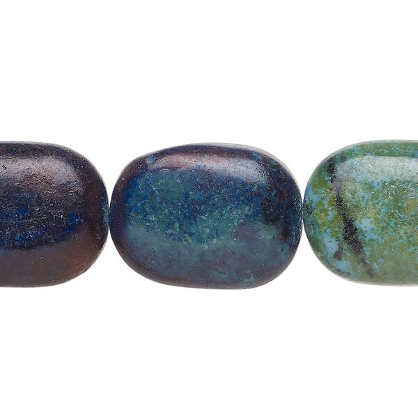 Serpentine 1pkg1, puffed pillow bead, 15 inch 19x15mm-20x15mm image number 0