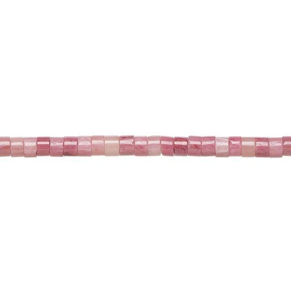 Rhodonite 1pkg1, heishi bead natural 15.5-16 inch 3x1.5mm-3x2.5mm image number 0