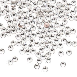Round stone 144pk crystal foil back, Crystal Passions® hotfix 3mm light round PP24 1098