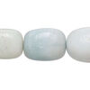 Amazonite 1pkg1, nugget bead natural, 17 inch small to large / semi-matte graduated image number 0