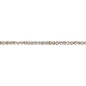 Labradorite 1pkg1, luster hand-cut faceted rondelle bead 13 inch 2mm
