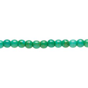 Magnesite 1pkg1, round bead 15.5-16 inch 4mm