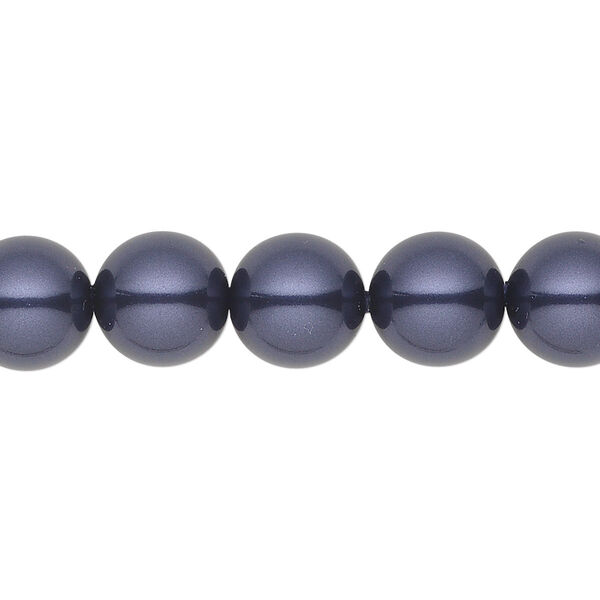 Pearl 25pk dark purple, Crystal Passions® 10mm round 5811 image number 0