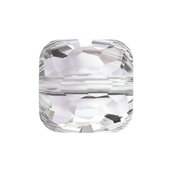 Bead 1pkg144 crystal clear, Swarovski®, 8mm puffed square 5035 image number 0