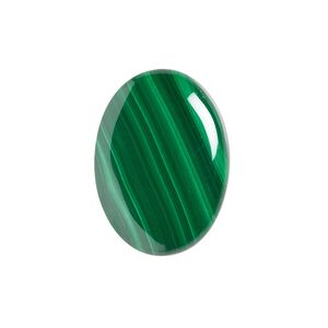 Malachite 1pkg1, calibrated oval cab natural 25x18mm