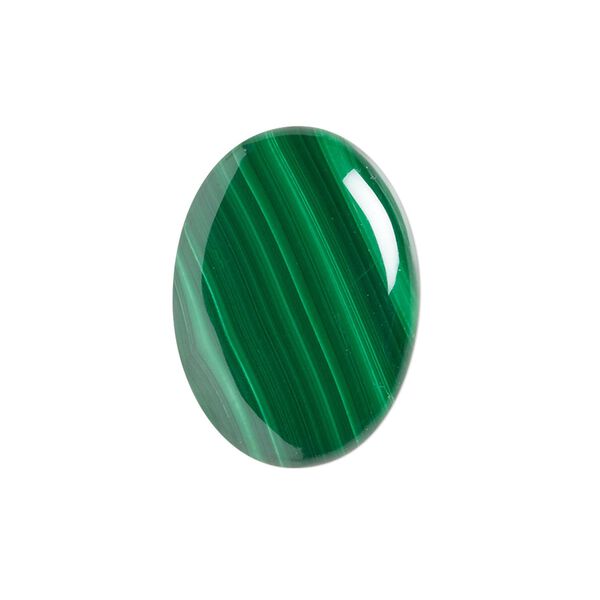 Malachite 1pkg1, calibrated oval cab natural 25x18mm image number 0