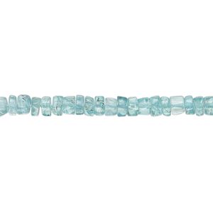Apatite 1pkg1, hand-cut heishi bead natural 13 inch 4x1mm-5x3mm