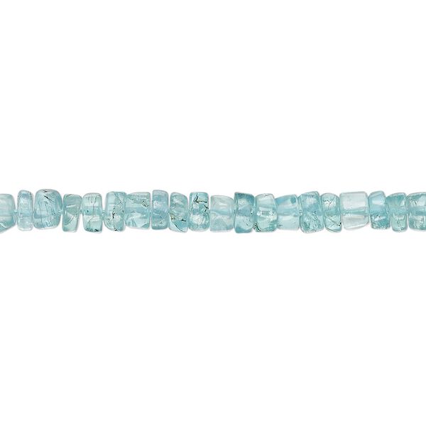 Apatite 1pkg1, hand-cut heishi bead natural 13 inch 4x1mm-5x3mm image number 0