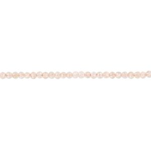 Peach moonstone 1pkg1, hand-cut faceted round bead natural 15.5-16 inch 2mm