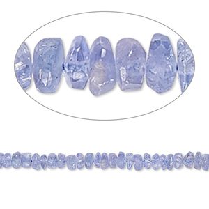 Tanzanite 1pkg1, hand-cut faceted rondelle bead 8 inch 3x1mm-4x2mm