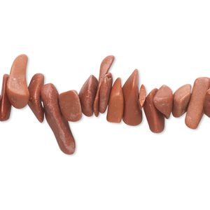 Red jasper 1pkg1, chip bead natural 15 inch large