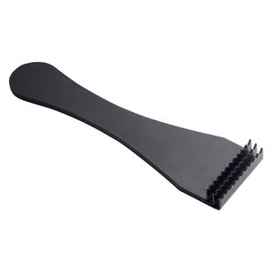 Buff cleaning rake, steel, black, 8-3/4 inches. Sold individually.
