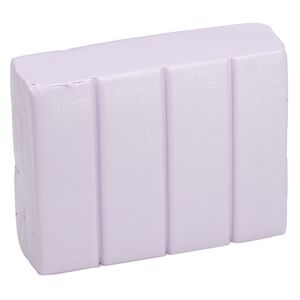 Polymer clay, Sculpey® PREMO, lavender. Sold per 2-ounce bar.