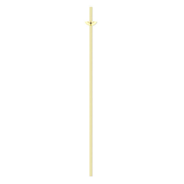 Head pin, 14Kt gold-filled, 24 gauge, 1-1/2 inches long, cup with peg. Sold per pkg of 4. image number 0