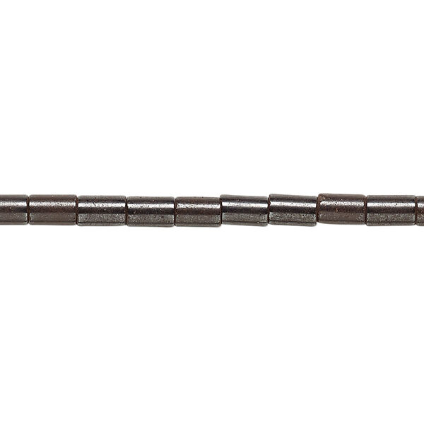 Hemalyke™ 1pkg1, matte round tube bead 15 inch 3x3mm-5x3mm image number 0