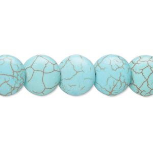 Magnesite 1pkg1, lentil-drilled lentil bead 15 inch 11-12mm