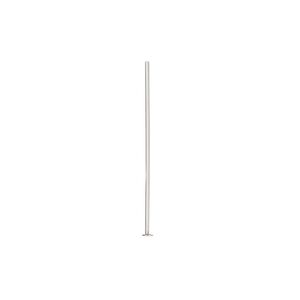 Head pin, stainless steel, 1 inch, 24 gauge. Sold per pkg of 50.