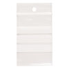 Bag, Tite-Lip™, plastic, white and clear, 2-1/2x2 inch top zip. Sold per pkg of 100. image number 1
