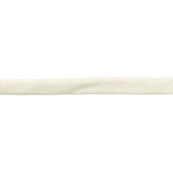 Cord, silk, off-white, 4mm. Sold per 15-foot spool. image number 0