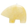 Golden "jade" 1pkg1, top-drilled and half-drilled Zuni-style bear focal natural, 39x26mm-43x32mm medium-dark image number 1