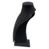 Display, necklace, velveteen, black, 12 x 9 x 4-1/4 inches. Sold individually. image number 1