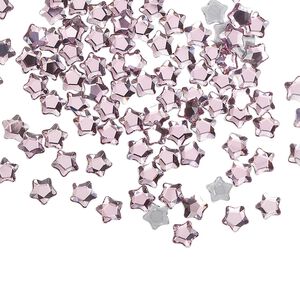 Flat back 720pk rose foil back, Swarovski® hotfix 4mm star flower 2754