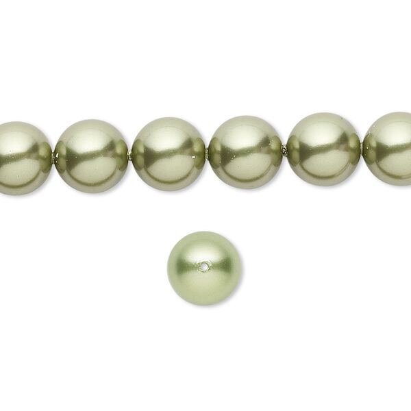 Pearl 250pk light green, Swarovski® 8mm round 5810 image number 0