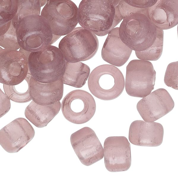 Bead, glass, transparent purple, 9x7mm crow. Sold per pkg of 100. image number 0