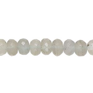 Moss aquamarine 1pkg1, hand-cut faceted rondelle bead light 14 inch 7x5mm-8x6mm