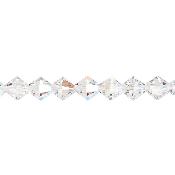 Bead 144pk crystal shimmer, Crystal Passions® 6mm bicone 5328 image number 0