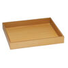Display tray, wood, brown, 8-1/4 x 7-1/4 x 1 inches. Sold individually. image number 0