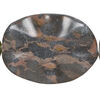 Multi-gemstone 1pkg1, wavy oval bead natural, 14 inch 39x29mm-42x33mm image number 0