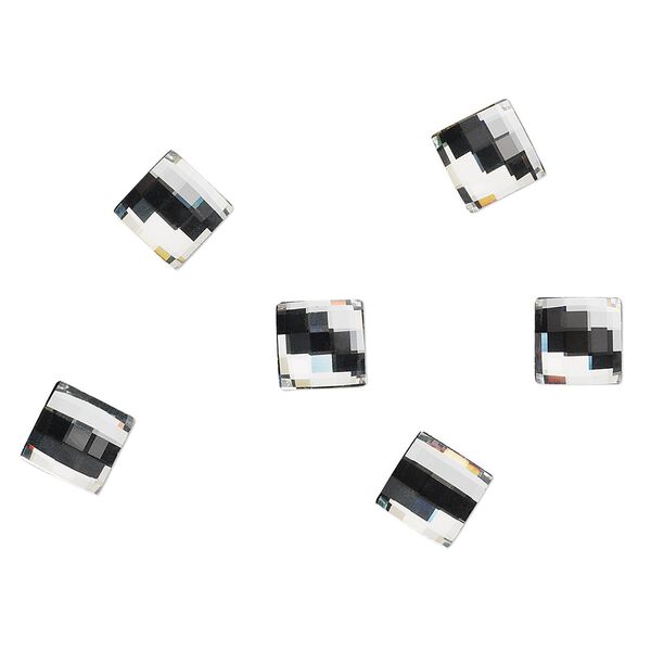 Flat back 216pk crystal foil back, Swarovski® 8mm chessboard 2493 image number 0