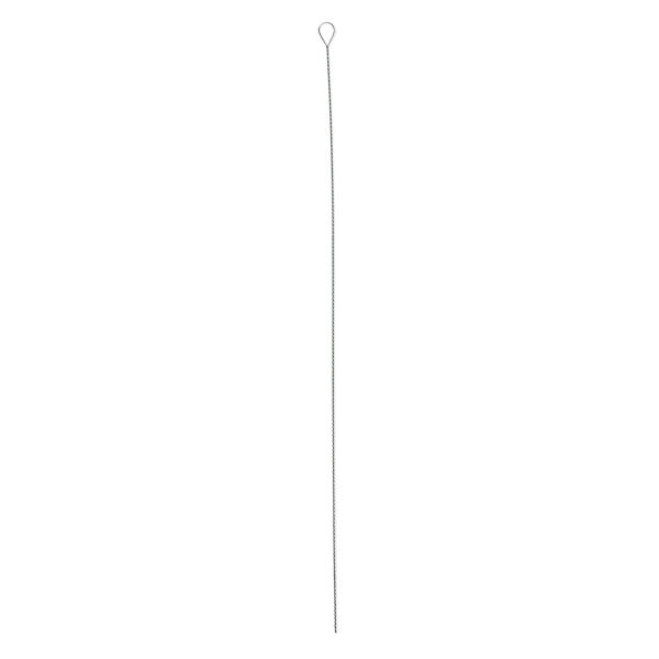 Needle, stainless steel, #8 light, 2-1/2 to 3-inch twisted wire. Sold per pkg of 100. image number 0