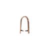 Bail, JBB Findings, ice-pick, antique copper-plated brass, 15x10mm shield with lines, 11.5mm grip length. Sold individually. image number 1