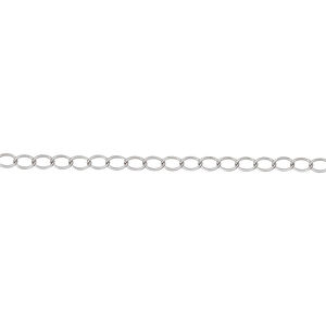 Chain 1pkg1 curb, 1.9mm, stainless steel 5 foot unfinished