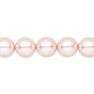 Pearl 50pk rosaline, Preciosa Czech crystal 10mm round