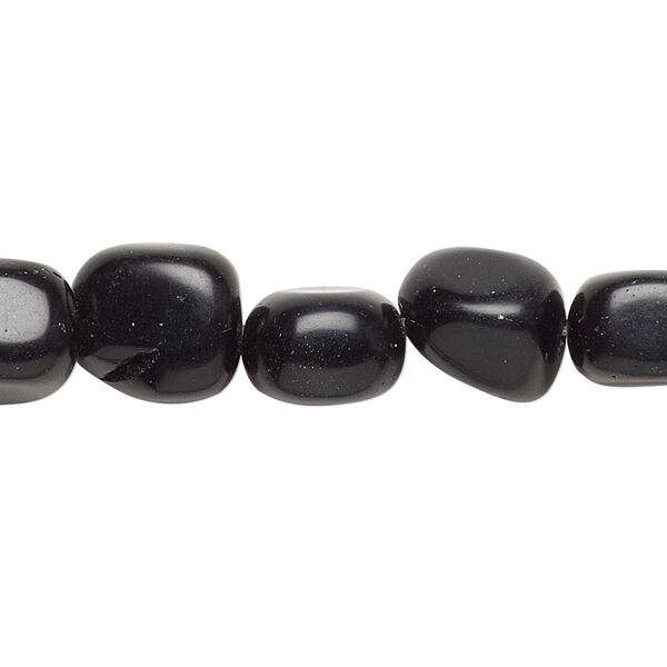 Bead, golden sheen obsidian (natural), small nugget, Mohs hardness 5 to 5-1/2. Sold per 15-inch strand. image number 0