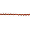 Red jasper 1pkg1, round bead natural, 15 inch matte 5-6mm image number 1