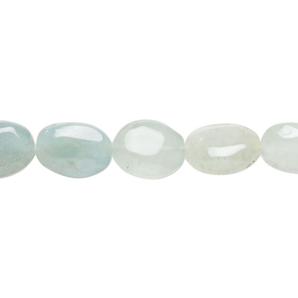 Multi-beryl 1pkg1, hand-cut puffed oval bead 14 inch 10x7mm-12x9mm image number 0