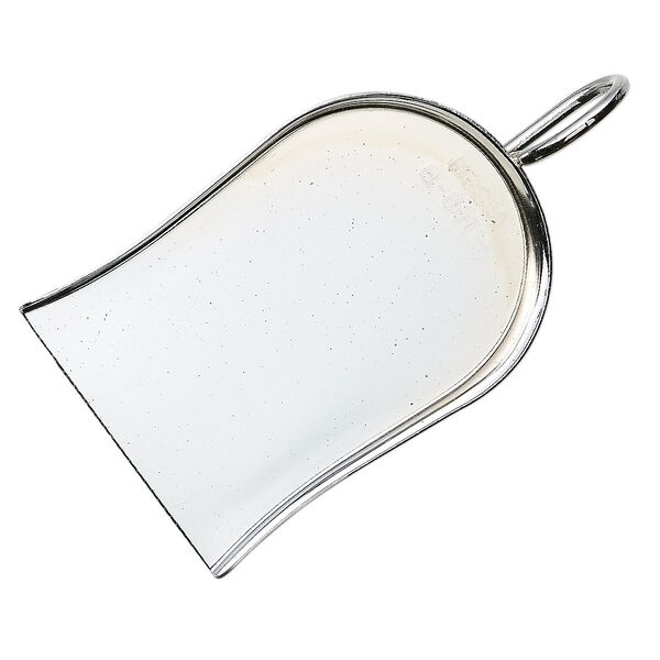 Scoop, chrome-finished brass, 2-1/4 x 1-1/2 inches. Sold individually. image number 0