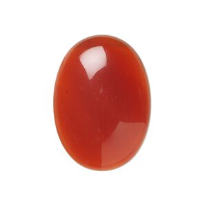 Red agate 1pkg1, calibrated oval cab 25x18mm