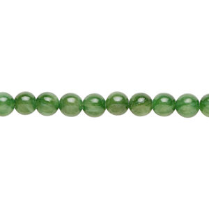 Italian "onyx" (onyx marble) 1pkg1, round bead, 14 inch green 5-6mm