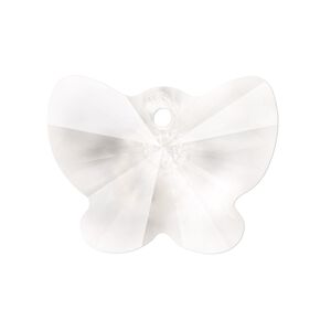 Focal 1pk transparent crystal, Celestial Crystal® 30x23mm butterfly