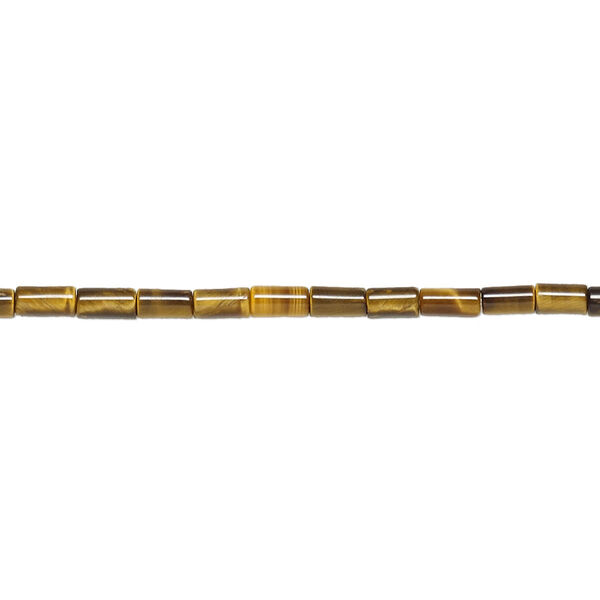 Tigereye 1pkg1, tube bead natural B grade, 15.5-16 inch 4x2mm image number 0