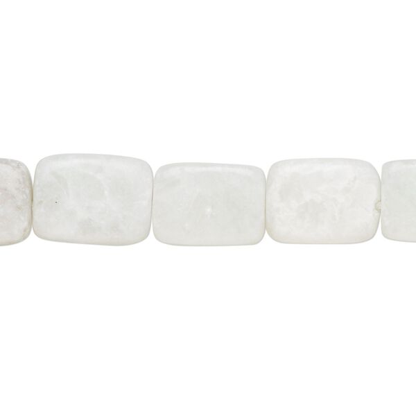 Amazonite 1pkg1, rounded flat rectangle bead natural 15 inch 11x9mm-12x10mm image number 0
