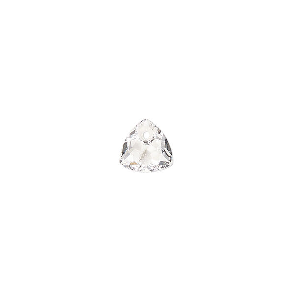 Drop 1pk crystal, Crystal Passions® 8mm pendant trilliant cut 6434 image number 0